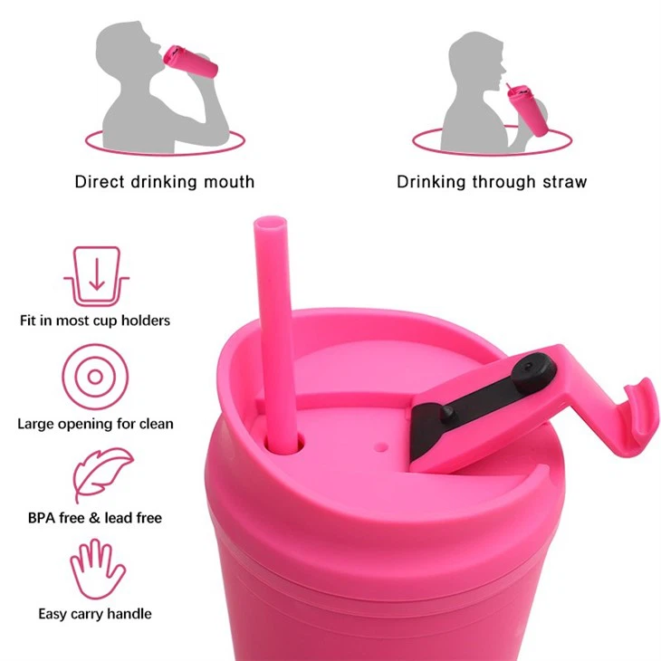 24oz Double Wall Tumbler Plastic (5)